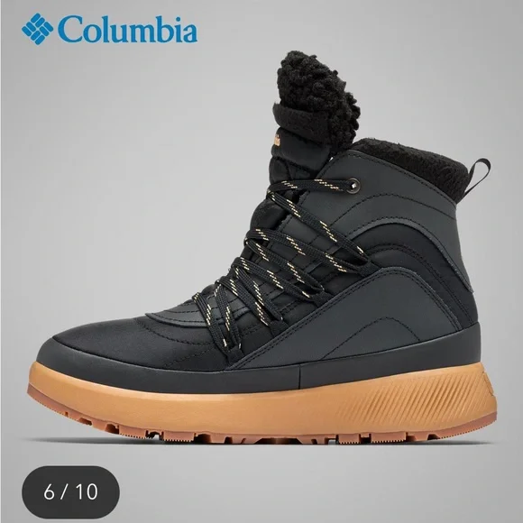 NEW 🖤 COLUMBIA Women's Red Hills Omni-Heat Winter Faux Fur Boot (Size 7) - Picture 8 of 17